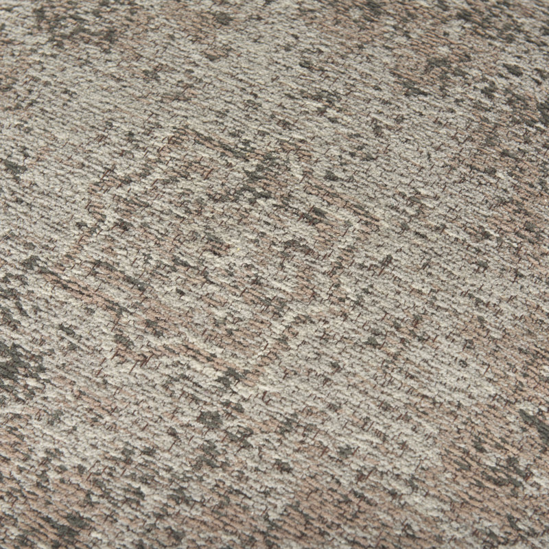 Repose-pieds Kason, Mélange de coton taupe