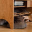 Banc de rangement pour chaussures 23,6 po