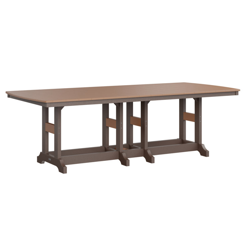 Garden Classic Outdoor Bar Table, Chocolate Brown, Cedar