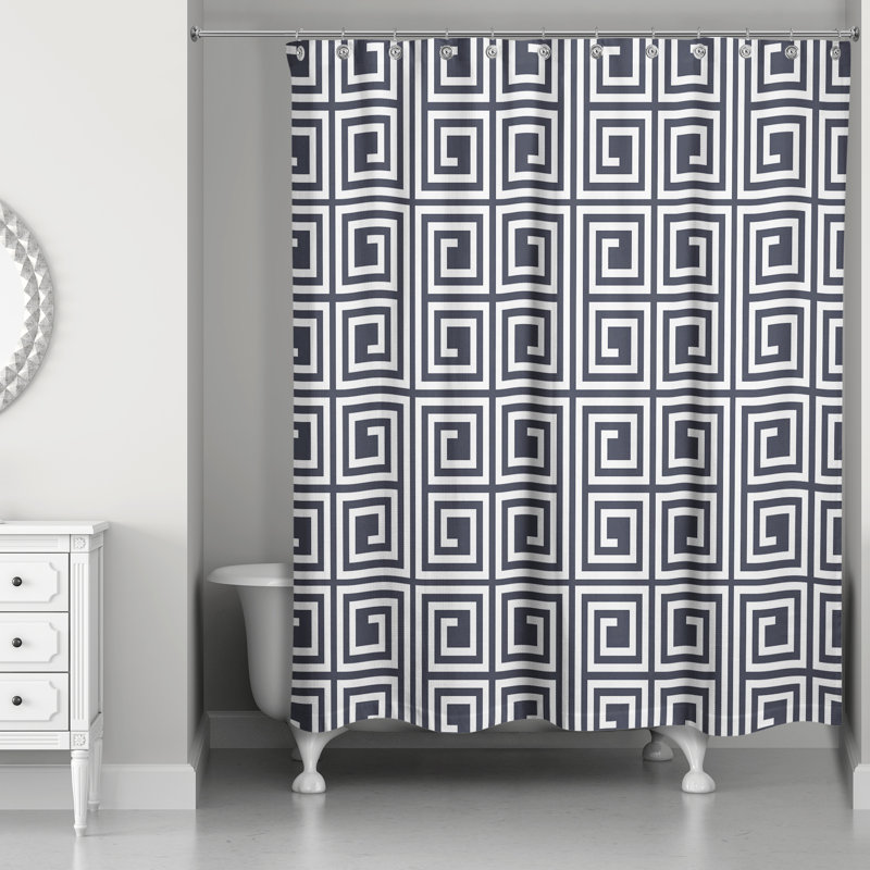 Rideau de douche Ruchy, Bleu marine