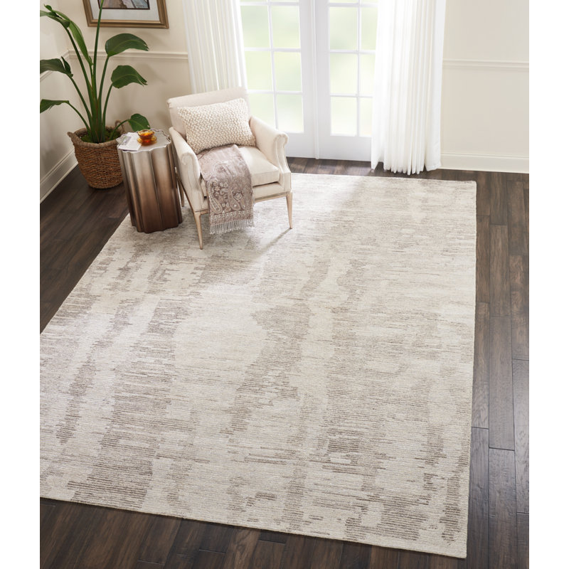 Abstract Hand Woven Area Rug, Rectangle 236 x 297cm