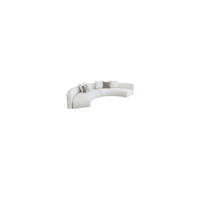 Semi-circular arc negotiating sofa