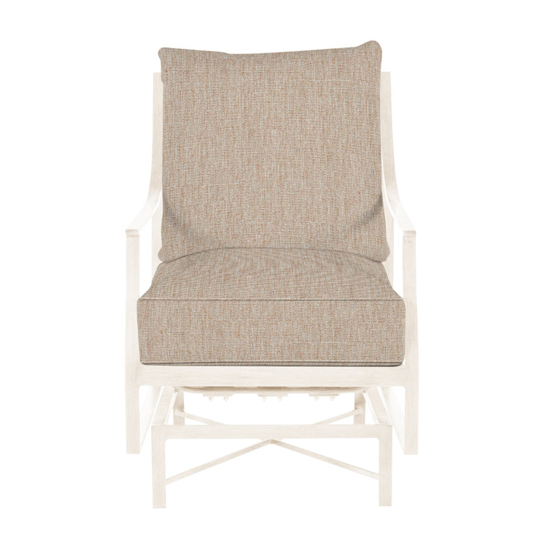 Monaco Patio Chair with Cushions, Welt, Slate Gray, Canvas Sand