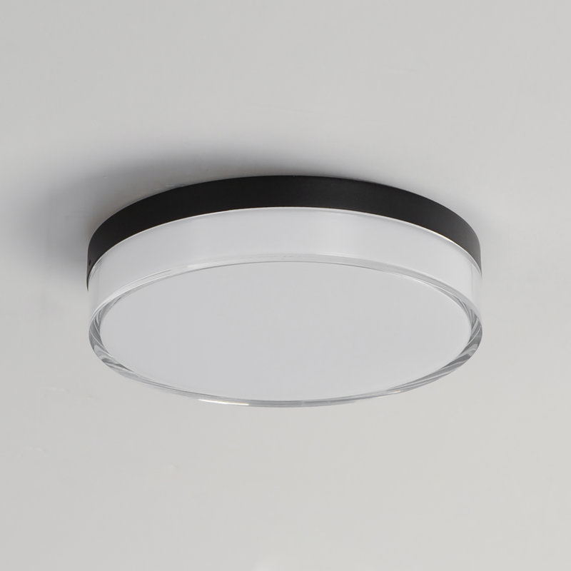 Miraval Dimmable LED Bath Bar, Black/Natural Aged Brass