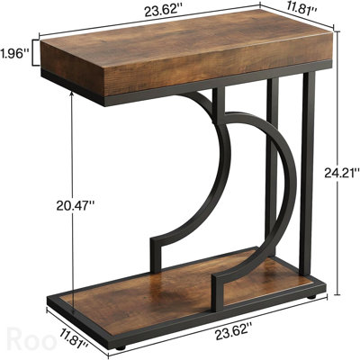 Table d'entrée compacte, table de chevet, table d'appoint