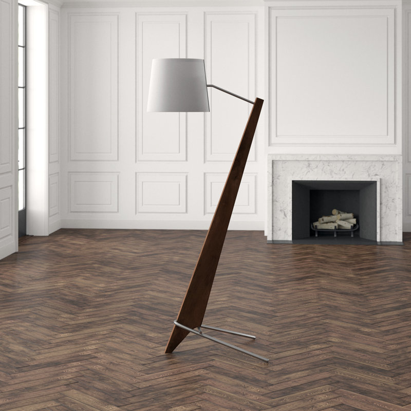Silva Floor Lamp, Walnut