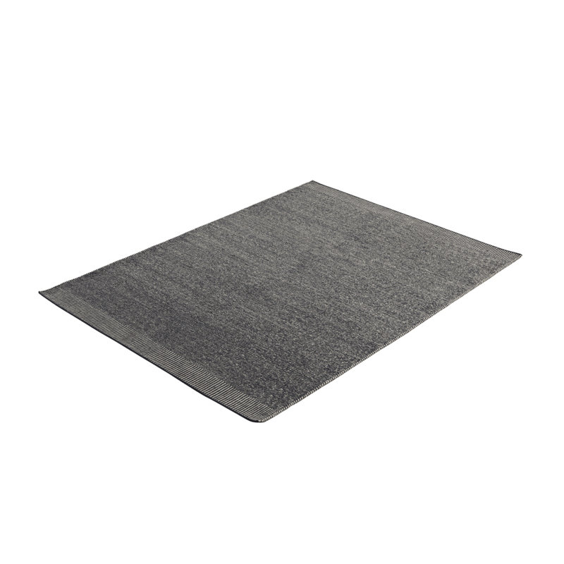 Gray Rombo Rug, Rectangle 5'5" x 7'8"