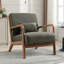 Chaise d'appoint rembourrée de 25,78 po de largeur Mid-Century avec coussin supplémentaire Cashel (ensemble de 4)-109608699