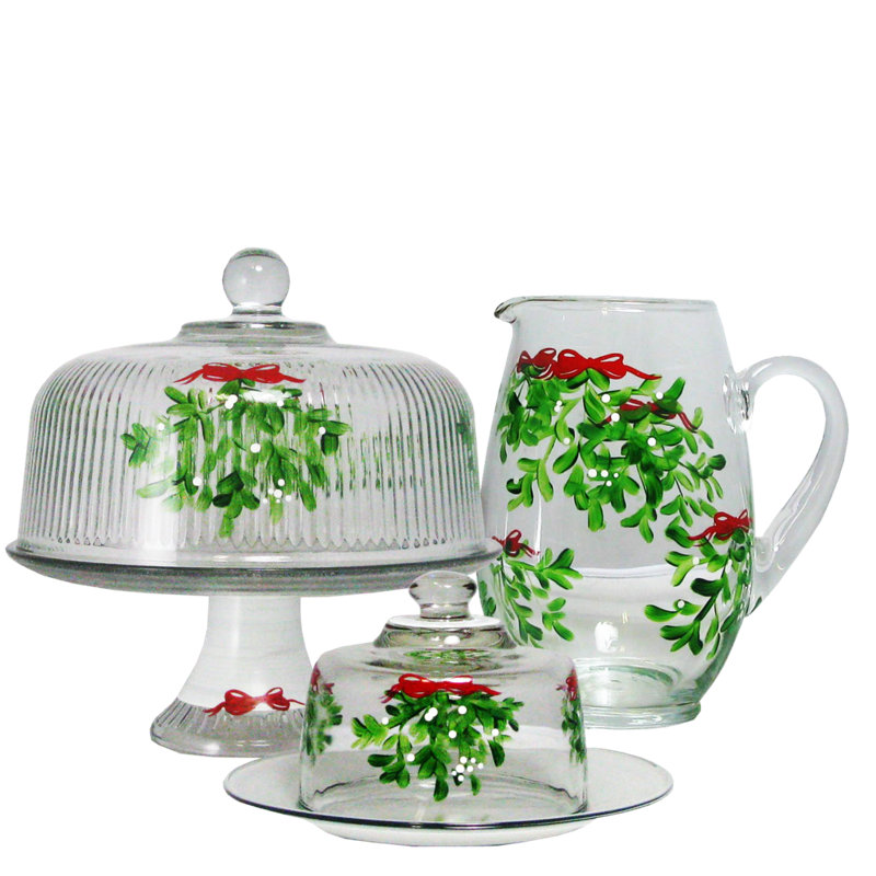Verre à vin 11 oz. blanc Mistletoe