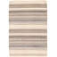 Tapis en laine kaki / brun Ishee-945532954