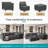 143" W Reversible Modular Sectional with Storage Ottoman-2118647490