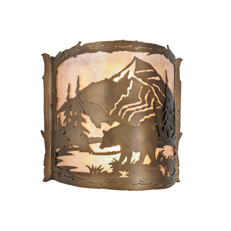 2 - Light Flush Mounted Sconce