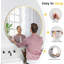 Round Wall Mirror Bathroom Mirror, Circle Mirror Brushed Frame Wall Mirror Metal Framed HD Glass Wall for Makeup Home Decor Bathroom Entryway-744723214-744723215-744723210