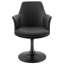 Fauteuil pivotant en cuir Lippa-105239694-105239693