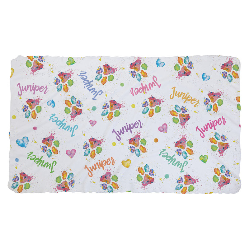 Machine Printed Throw Blanket