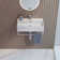 Claire Ceramic Rectangular Wall Mount Bathroom Sink with Overflow