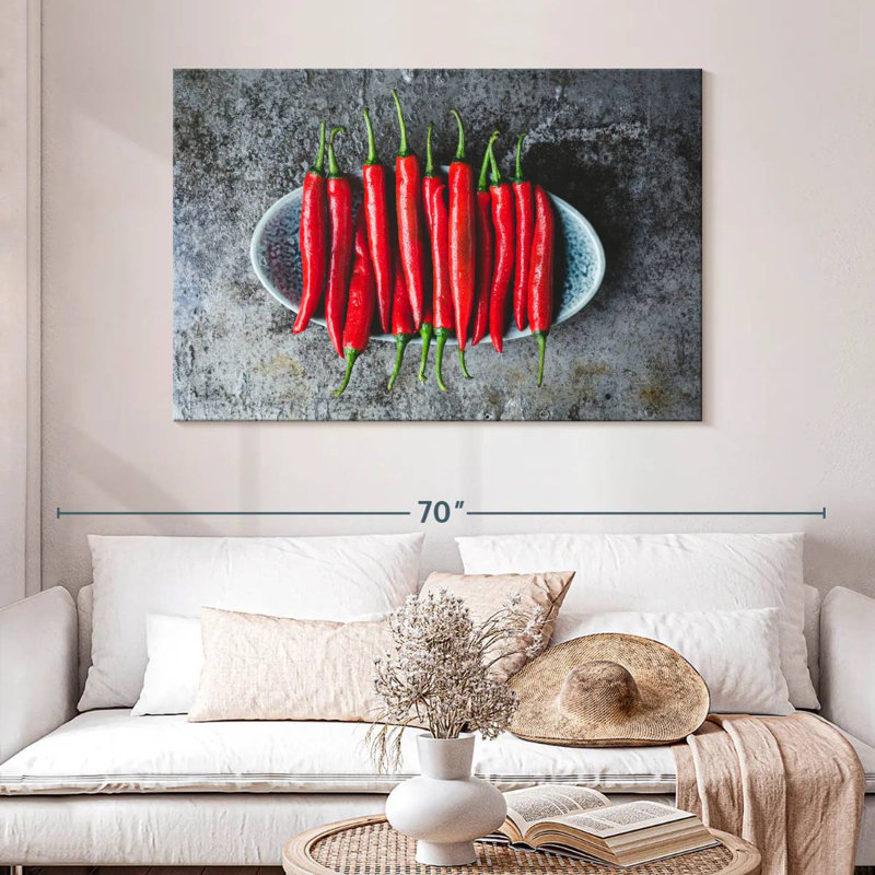 Yarlin Peppers, 32" H x 48" W