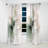 Green And Cream Essence Of Modernity I - Abstract Marble Blackout Abstract Curtain - 1 Panel-107824352