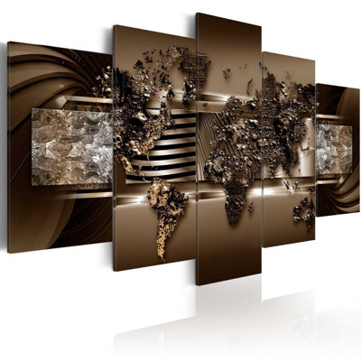 " Chocolate Map " 5 - Pieces