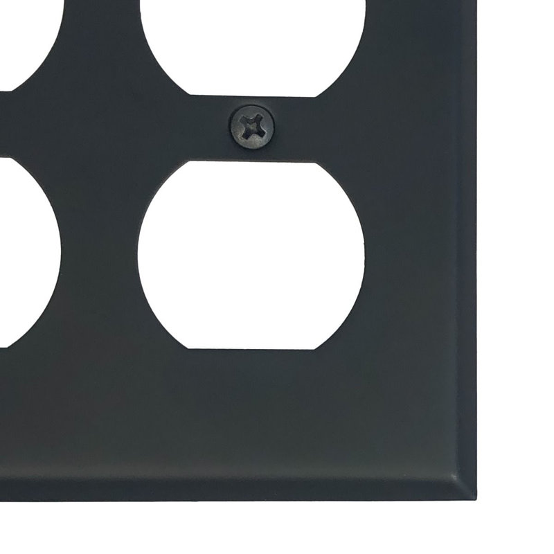 No Subject 2 - Gang Duplex Outlet Standard Wall Plate