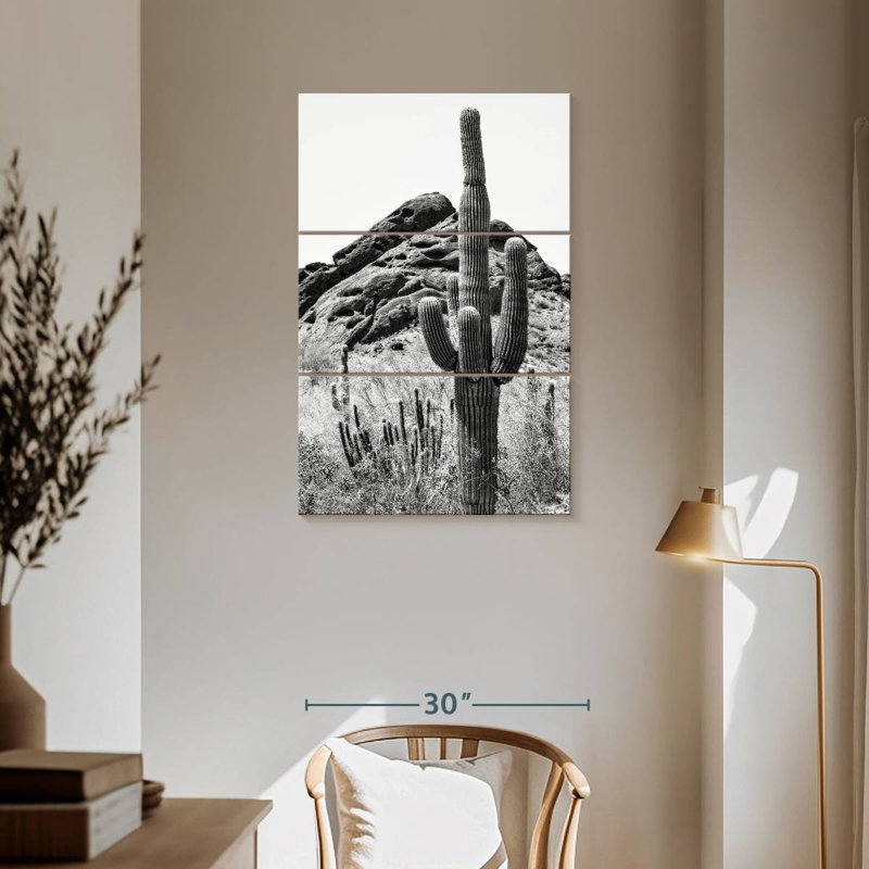 Harnek cactus noir de l'Arizona, H 57 po x l 36 po