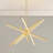 Burcker Aluminum Dimmable LED Modern Linear Chandelier-70693019-102743057