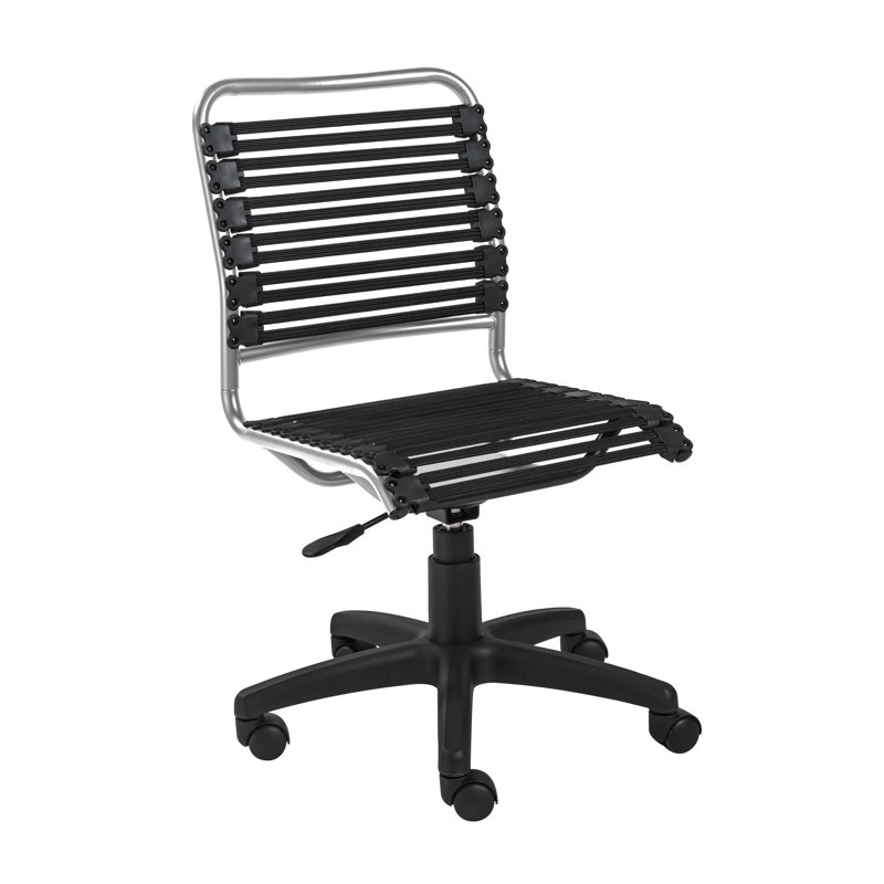 Warsaw Task Chair, Black, Silver