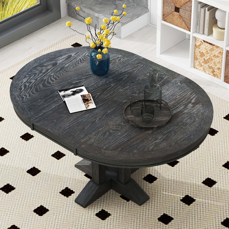 Table de salle à manger extensible Farmhouse, Espresso