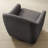 29.92In Modern Barrel Swivel Accent Chair-1328012484