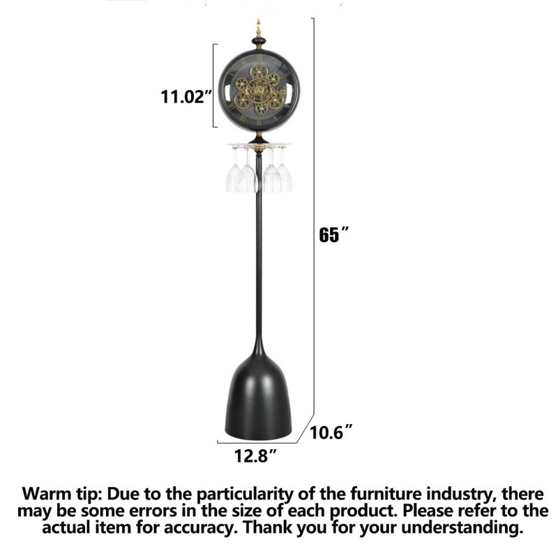 Horloge de plancher verticale américaine