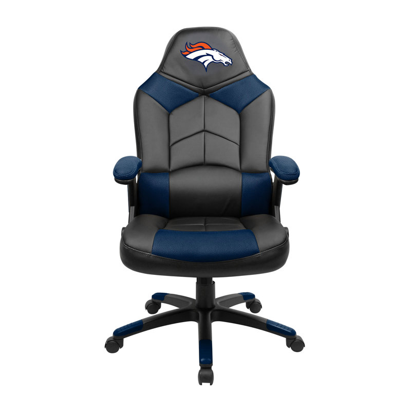 NFL Oversized Gaming Chair, Blue/Gray and Denver Broncosand