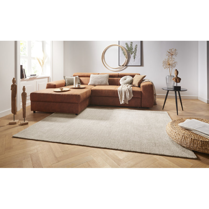 Cloud Tufted Beige Rug, Rectangle 160 x 230cm
