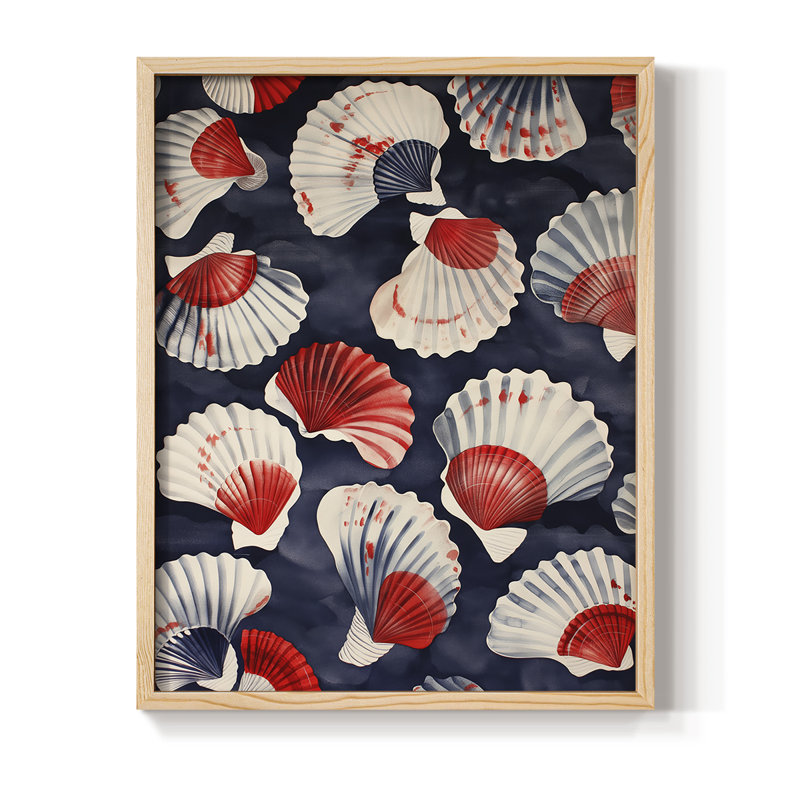 NAUTICAL Series CECXIV, reproduction encadrée - bois massif, H 30 po x l 24 po