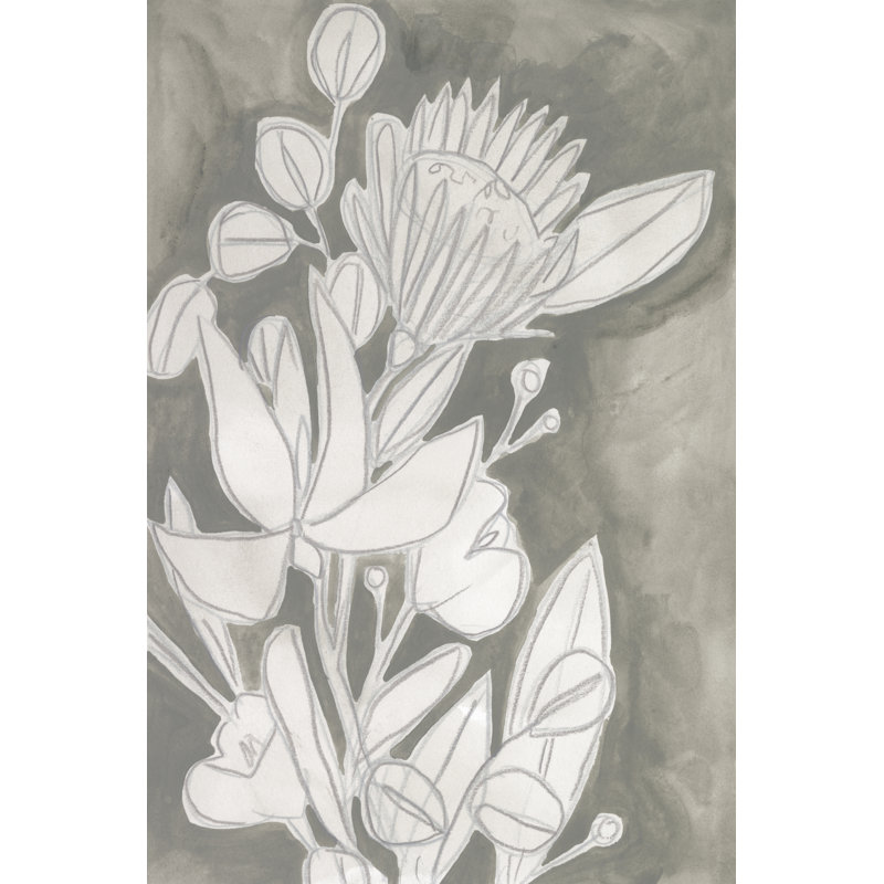 Spectral Blooms II by June Erica Vess - Wrapped Canvas Painting, 30cm H x 20cm W