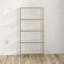 182.88cm H x 86.36cm W Metal Etagere Bookcase