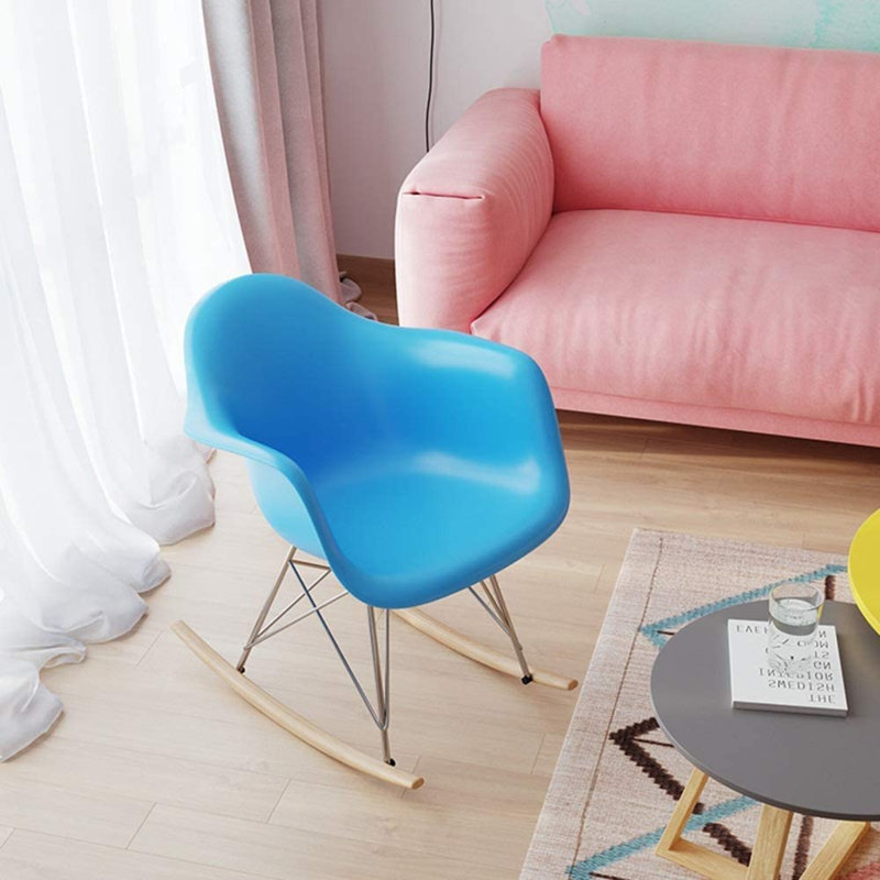 Chaise berçante pour enfants 17 po Damos, Bleu