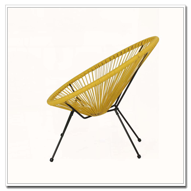 Ensemble de chaise longue de patio, Jaune
