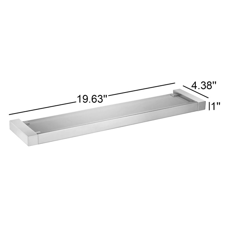 Hubbardston Metal Accent Shelf, Brush Nickel