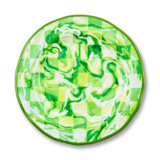 Pink Marble Check Melamine Salad Plates