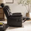 Fauteuil inclinable manuel de cinéma maison avec bande lumineuse à DEL pour le salon, la chambre à coucher, brun-1438614608