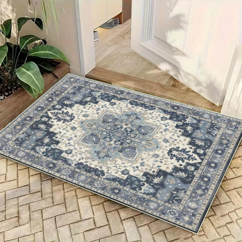 Persian Style Area Rug, Soft And Lightweight, Suitable For All Seasons, Easy To Maintain And Easy To Clean, Machine Washable Carpet Floor Mat, Suitable For Living Room, Bedroom, Dining Room, Balcony, Patio, Room Decor, Home Decor, Outdoor Decor