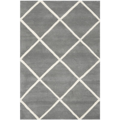 Khan Geometric Wool Hand Woven Area Rug