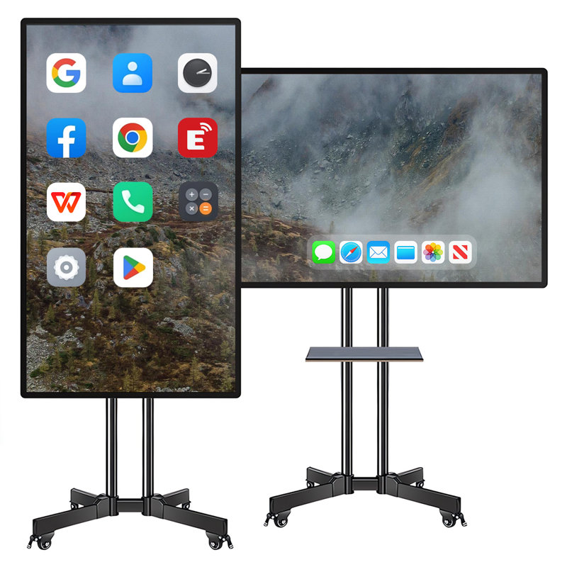 JYXCN Smart TVs écran tactile 49 pouces avec écran de projection sans fil, calendrier numérique, tableau de réunion électronique pour le bureau et la salle de classe