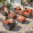 Outdoor Furniture With Sofa 6-piece Set-102079209