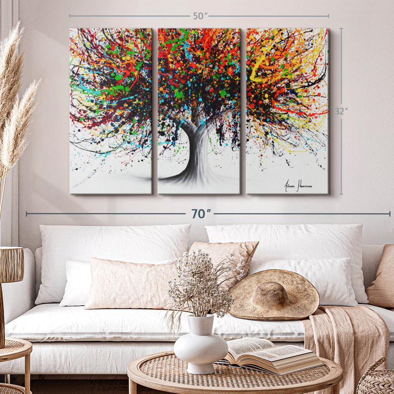 «Festival Flavour Tree» sur toile, H 32 po x l 50 po x P 1,25 po