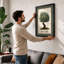 Olive Tree Botanical - Framed Print-50281816-50281823