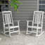 Ensemble de 2 chaises berçantes d'extérieur surdimensionnées-360946966
