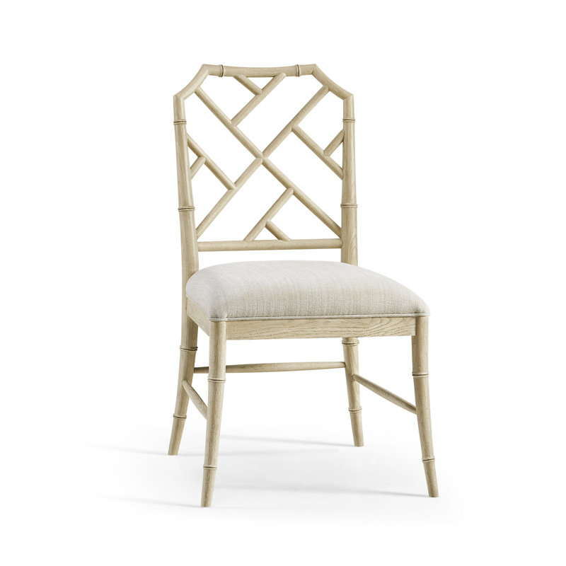 Saros Upholstered Dining Chair, Stripped Oak