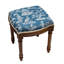 Tabouret de coiffeuse en lin Camillia Jade-1830376918-1830376912