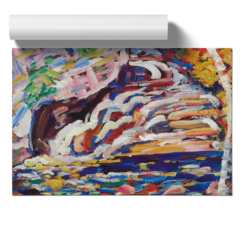 Autumn Cascade by Marsden Hartley - No Frame Painting, Paper, 30cm H x 42cm W